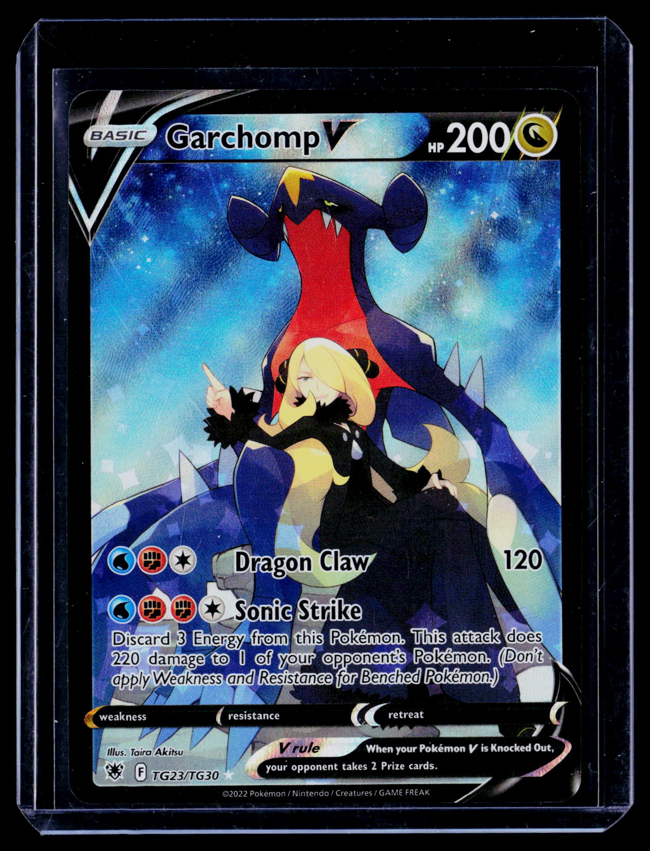 SWSH10: Astral Radiance Trainer Gallery #TG23/TG30 Garchomp V