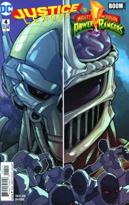 Justice League / Mighty Morphin Power Rangers #4 (Karl Kerschl Regular) Cover