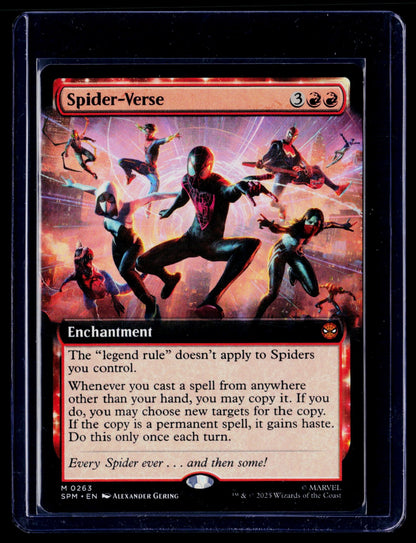 Spider-Verse (Extended Art) M Marvel's Spider-Man 263 NM