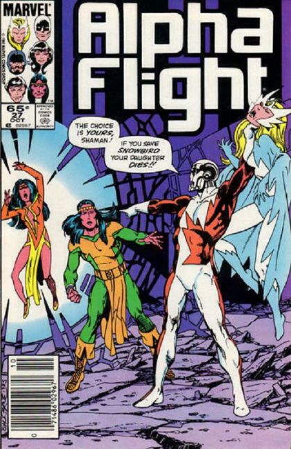 Alpha Flight, Vol. 1 #27B (Newsstand Edition) Cover