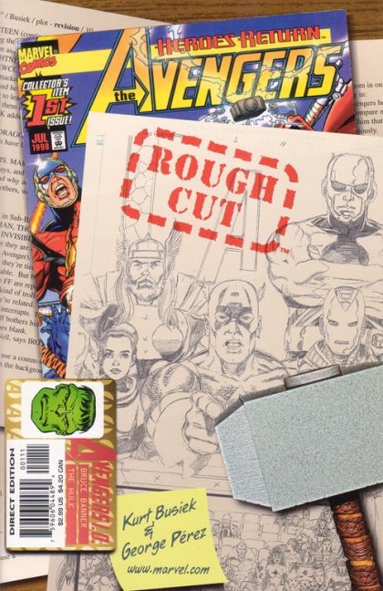 The Avengers, Vol. 3 #1D (Rough Cut Edition) Cover