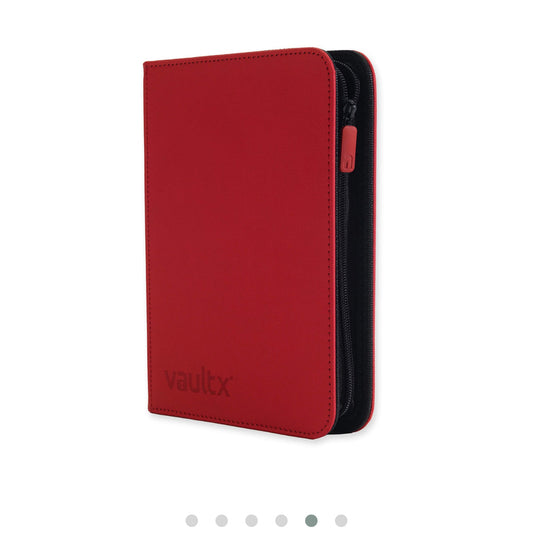 VaultX: 4 Pocket Red Binder