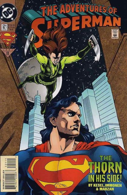 The Adventures of Superman, Vol. 1 #521A (Direct Edition) Cover