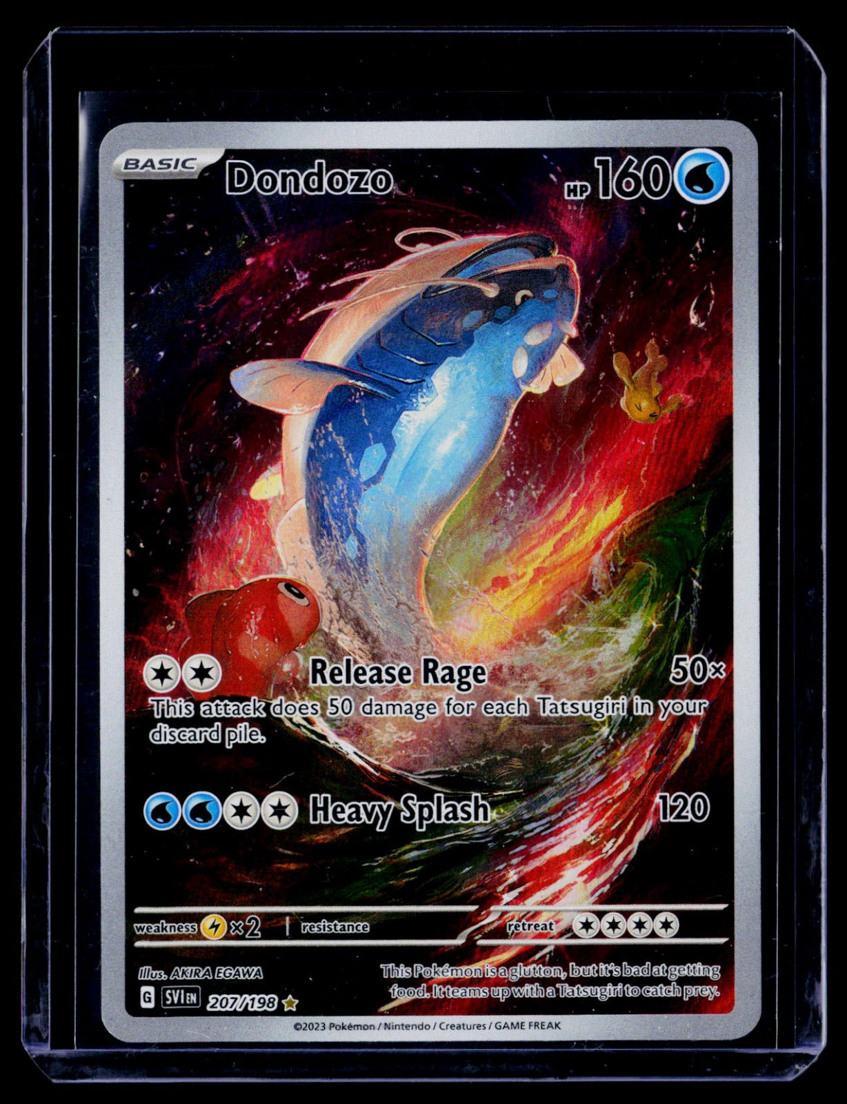 Dondozo Holo Illustration Rare SV01: Scarlet & Violet Base Set 207/198 NM
