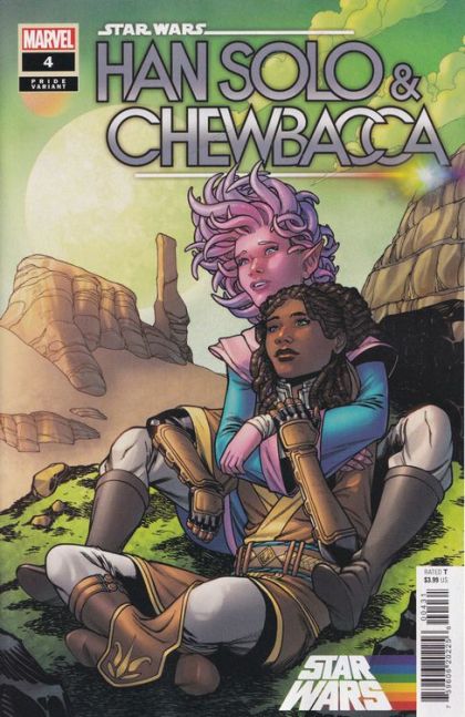 Star Wars: Han Solo & Chewbacca #4C (Javier Garrón & Jesus Aburtov Pride Variant) Cover