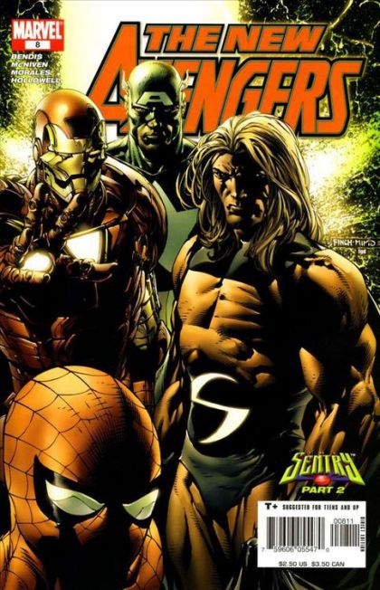 New Avengers, Vol. 1 #8A (David Finch Regular) Cover
