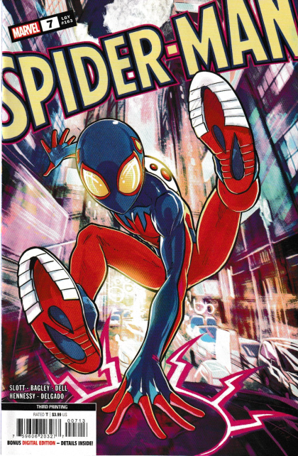 Spider-Man, Vol. 4 #7N (3rd Printing Luciano Vecchio Variant) Cover