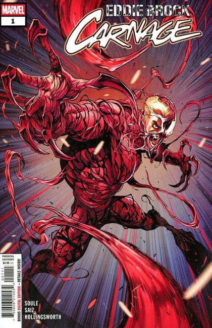 Eddie Brock: Carnage #1A (Iban Coello Regular) Cover
