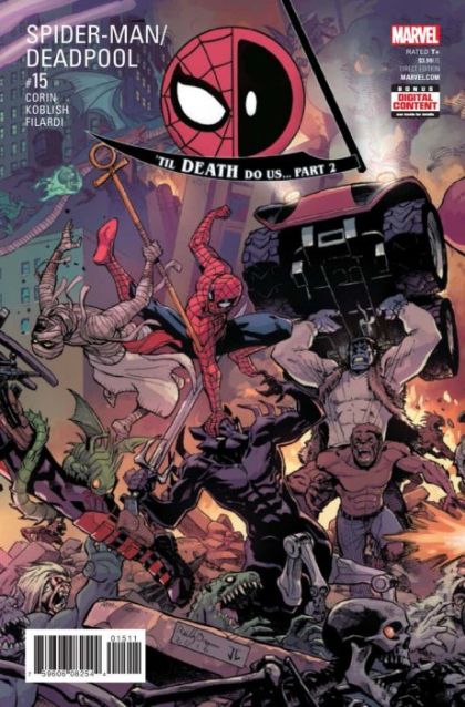Spider-Man / Deadpool, Vol. 1 #15A (Regular Reilly Brown Cover) Cover