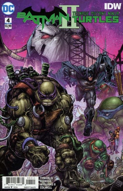 Batman / Teenage Mutant Ninja Turtles II #4A (Regular Freddie E. Williams II Cover) Cover