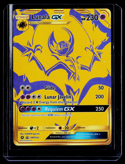 Lunala GX Holo Promo SM Promos SM103a NM