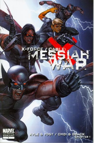 X-Force / Cable: Messiah War #1D (Mike Choi & Sonia Oback 2nd Printing Variant Cover) Cover