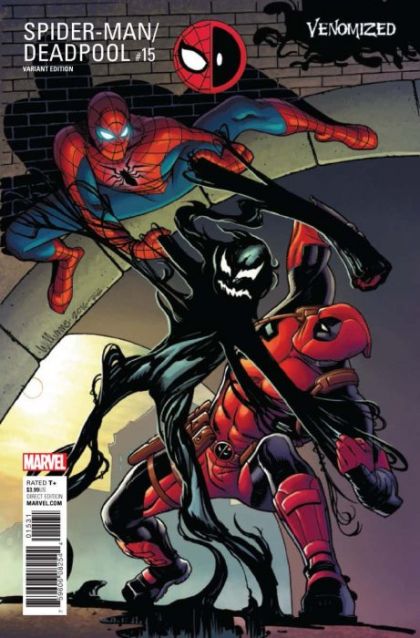 Spider-Man / Deadpool, Vol. 1 #15C (Variant Dave Williams Venomized Cover) Cover