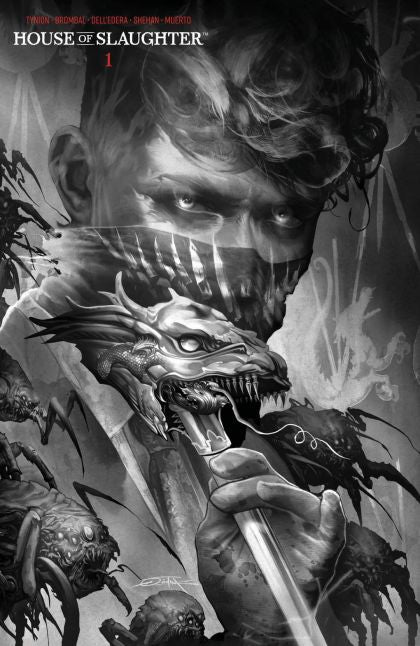 House of Slaughter #1BJ (Dan Quintana Exclusive B&W Variant) Cover