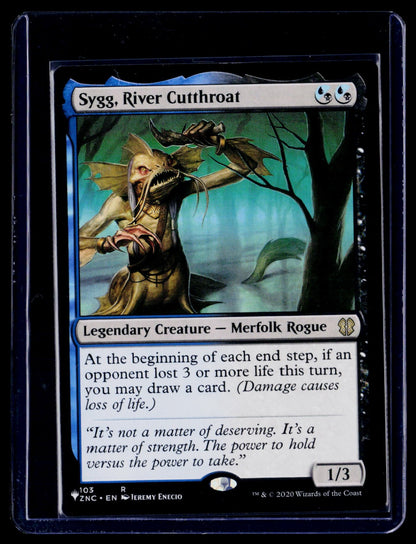 Sygg, River Cutthroat R Commander: Zendikar Rising 103 NM