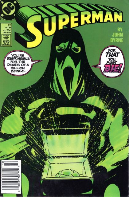Superman, Vol. 2 #22B (Newsstand Edition) Cover