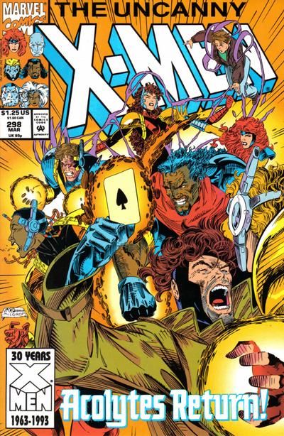 Uncanny X-Men, Vol. 1 #298A (Direct Edition) Cover