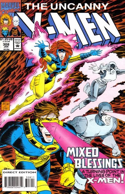 Uncanny X-Men, Vol. 1 #308A (Direct Edition) Cover