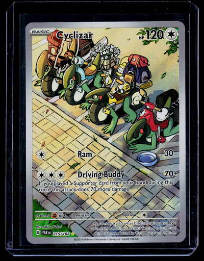 Cyclizar Holo Illustration Rare SV04: Paradox Rift 215/182 NM