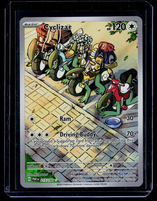 Cyclizar Holo Illustration Rare SV04: Paradox Rift 215/182 NM