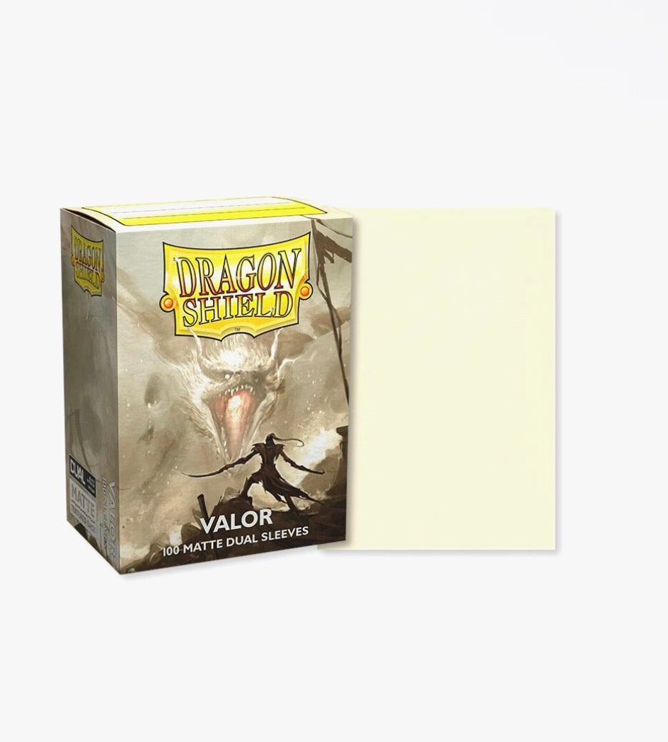Dragon Shield Dual Matte Standard Sleeves - Valor (100-Pack) - Dragon Shield Card Sleeves