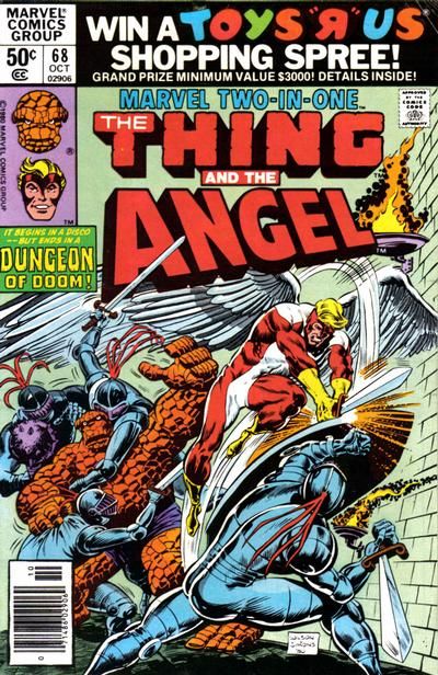 Marvel Two-in-One, Vol. 1 #68B (Newsstand Edition) Cover
