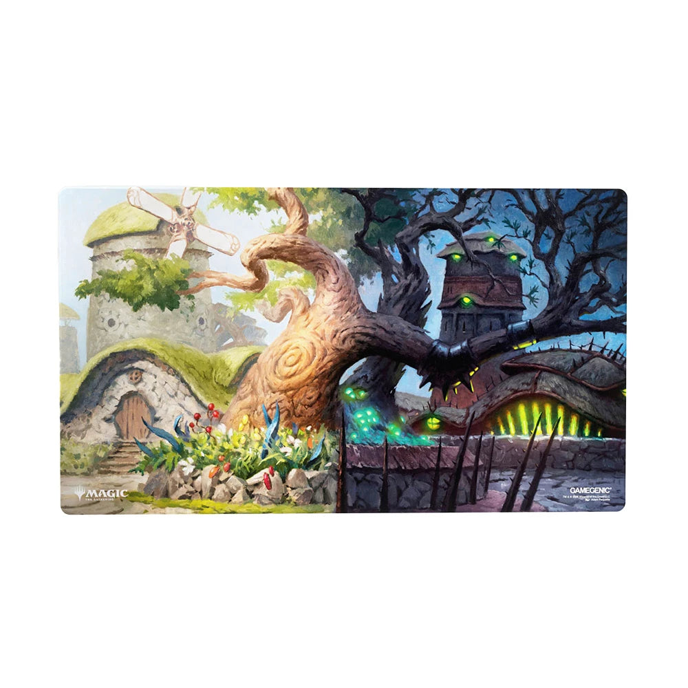 Magic: The Gathering Lorwyn Eclipsed Shiny Playmat - Temple Garden - GameGenic Playmats