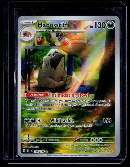 Mabosstiff Holo Illustration Rare SV01: Scarlet & Violet Base Set 218/198 NM