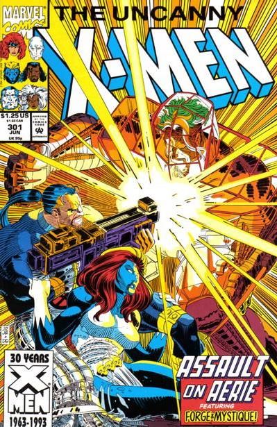 Uncanny X-Men, Vol. 1 #301A (Direct Edition) Cover