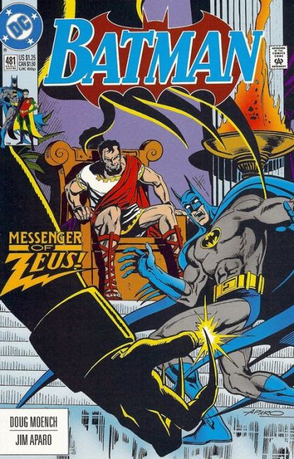 Batman, Vol. 1 #481A (Direct Edition) Cover