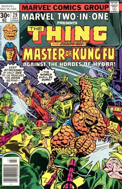 Marvel Two-in-One, Vol. 1 #29B (Newsstand Edition) Cover