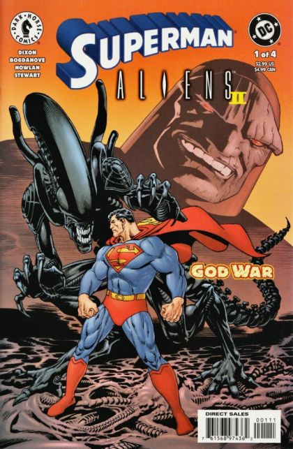 Superman / Aliens II: God War #1A Cover
