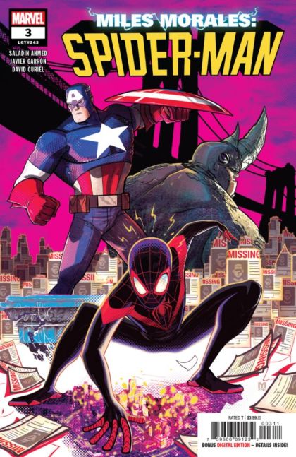 Miles Morales: Spider-Man, Vol. 1 #3A (Marco D'Alfonso Regular) Cover