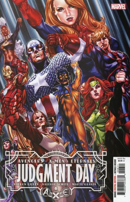A.X.E.: Judgment Day #6A (Mark Brooks Regular) Cover