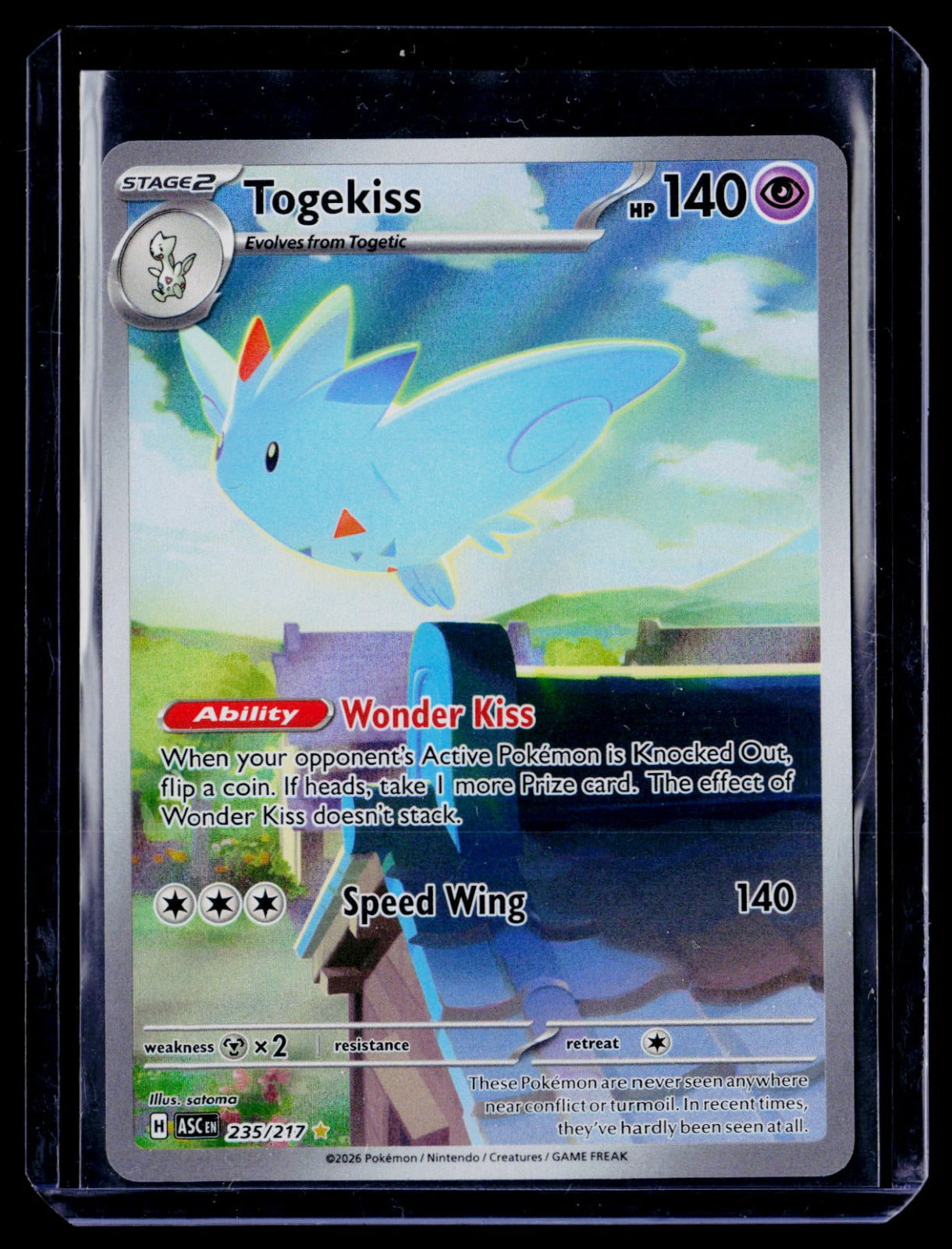 Togekiss Holo Illustration Rare ME: Ascended Heroes 235/217 NM