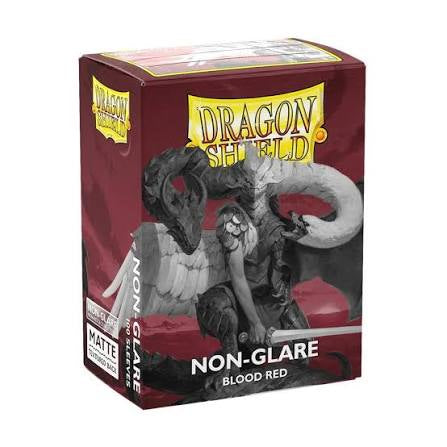 Dragon Shield Non-Glare Matte Blood Red Sleeves (100-Pack) - Dragon Shield Card Sleeves