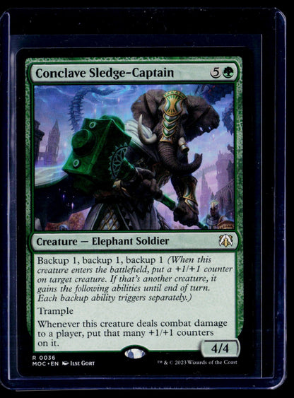 Conclave Sledge-Captain R Commander: March of the Machine 36 NM