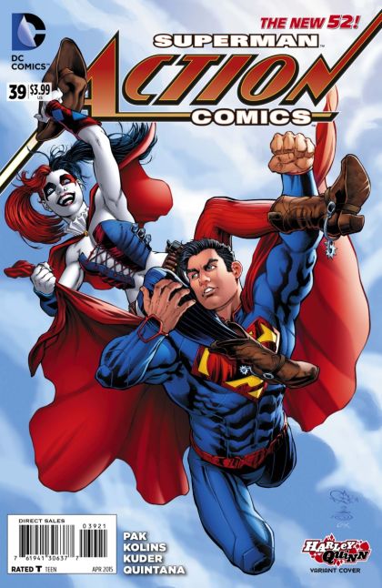 Action Comics, Vol. 2 #39B (Harley Quinn Variant) Cover