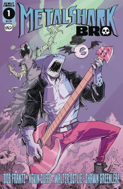 Metalshark Bro, Vol. 1 #1A (Regular Walt Ostlie Cover) Cover