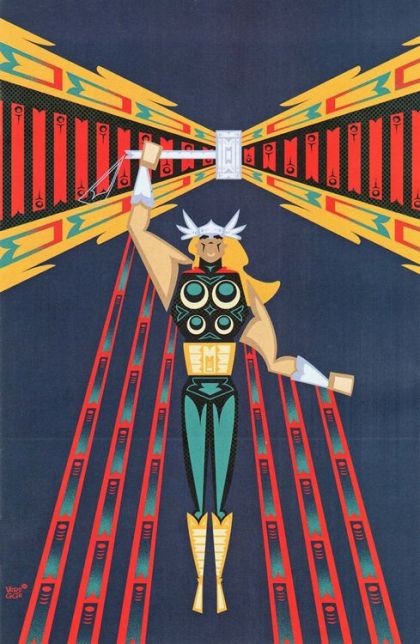 Thor, Vol. 6 #9D (Jeffrey Veregge Native American Heritage Tribute Thor Variant) Cover