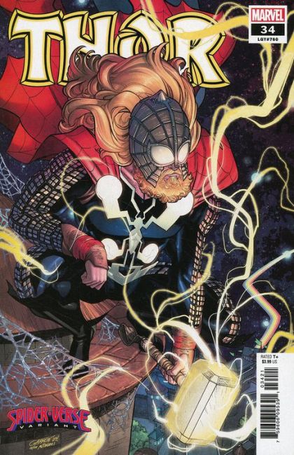 Thor, Vol. 6 #34B (Javier Garron Spider-Verse Variant) Cover