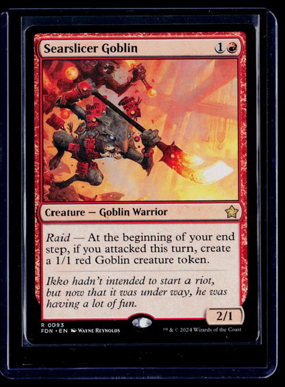 Searslicer Goblin R Foundations 93 NM