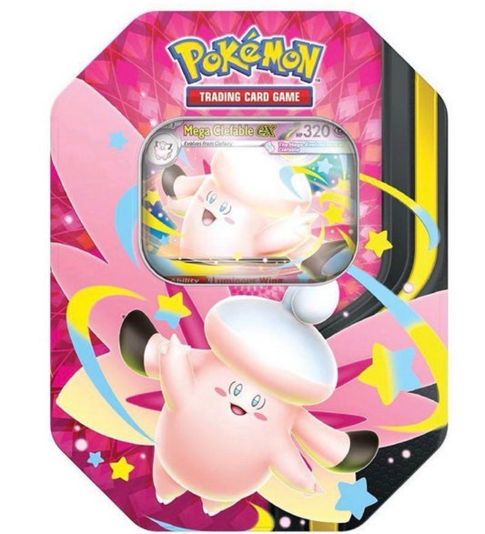Mega Moonlit Tin [Mega Clefable ex] - Miscellaneous Cards & Products (MCAP)