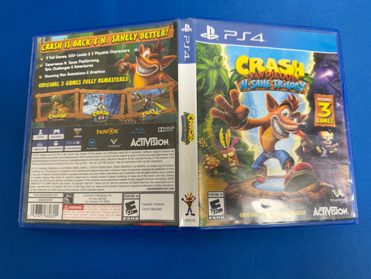 PlayStation4: Crash Bandicoot N Sane Trilogy