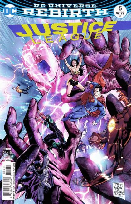 Justice League, Vol. 2 #5A (Regular Tony S. Daniel Cover) Cover