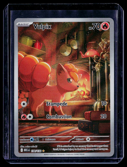 Vulpix Holo Illustration Rare ME01: Mega Evolution 138/132 NM