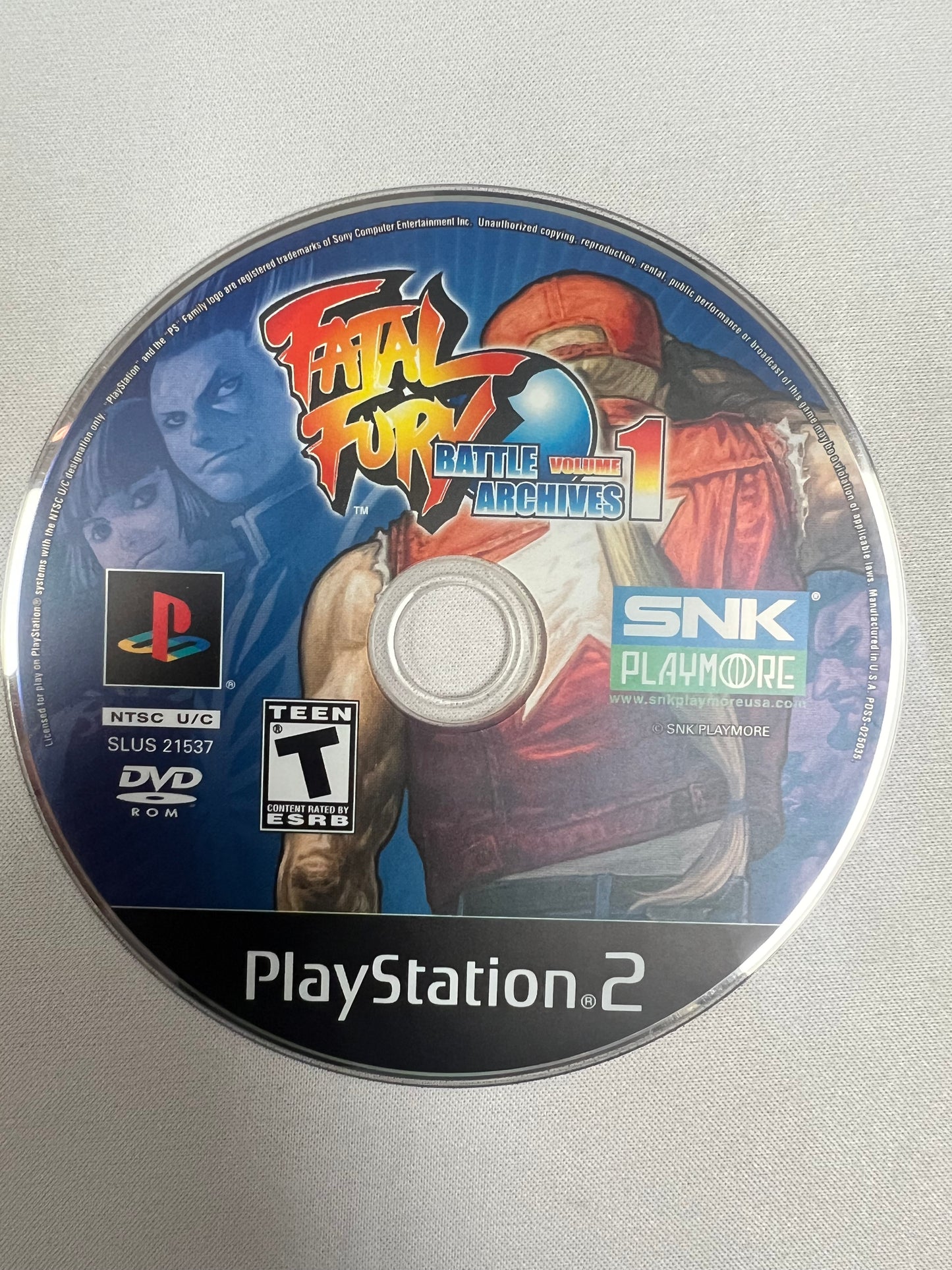 Playstation 2: Fatal Fury Battle Archives Volume #1