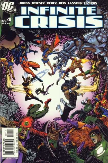 Infinite Crisis #4B (George Pérez Variant) Cover