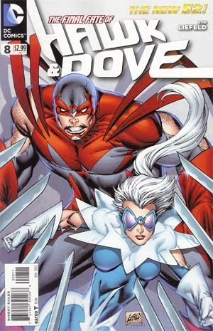 Hawk & Dove, Vol. 5 #8 (Rob Liefeld Regular) Cover