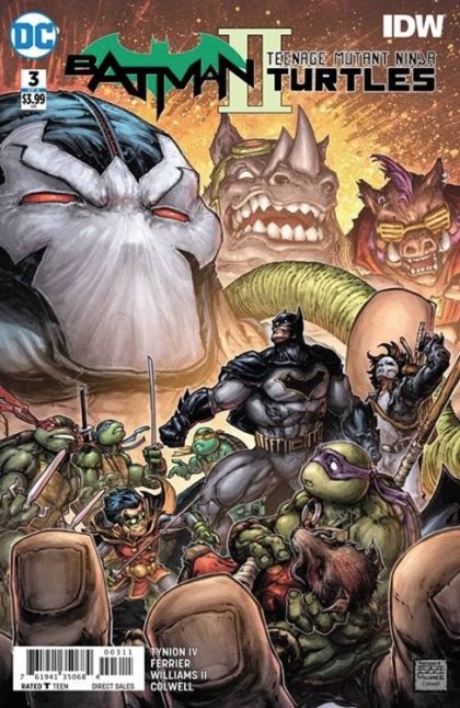 Batman / Teenage Mutant Ninja Turtles II #3A (Regular Freddie E. Williams II Cover) Cover